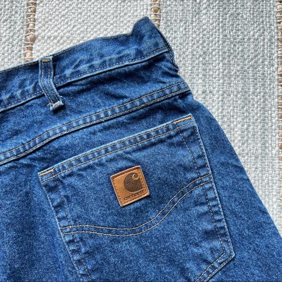 Carhartt Blue Straight Leg Relaxed Fit Jeans Men’s 40 x 32 - Picture 8 of 9